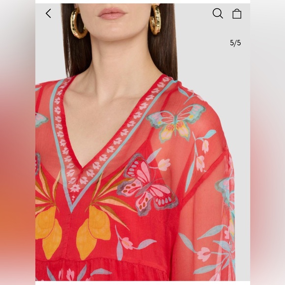 Johnny Was Barbara Mini Dress - Picture 2 of 4